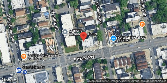 Aerial map of 2263 PITKIN AVENUE, Brooklyn