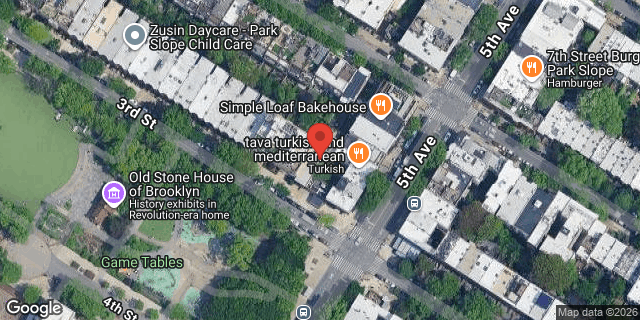 Aerial map of 357 3 STREET, Brooklyn