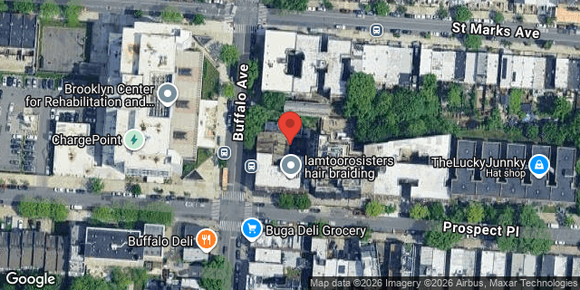 Aerial map of 177 BUFFALO AVENUE, Brooklyn