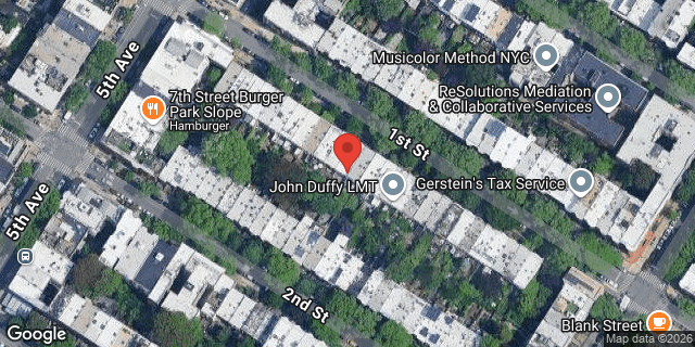 Aerial map of 338 1 STREET, Brooklyn