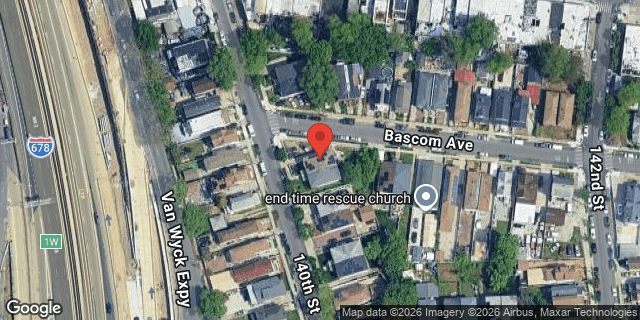 Aerial map of 127-03 140 STREET, Queens