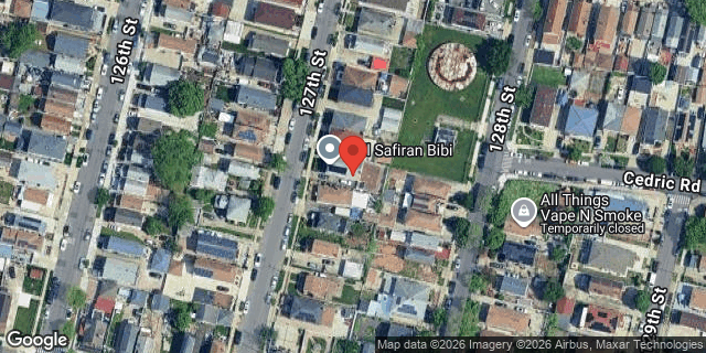 Aerial map of 117-51 127 STREET, Queens