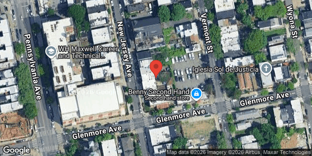 Aerial map of 243 NEW JERSEY AVENUE, Brooklyn