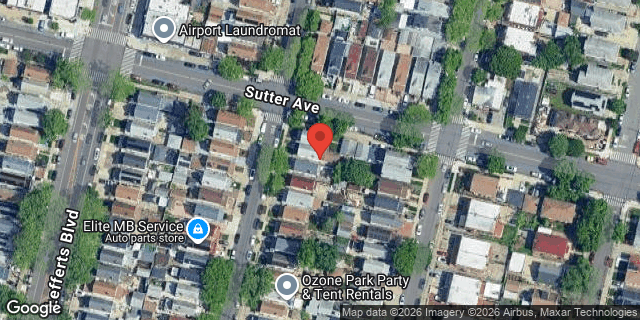 Aerial map of 130-03 120 STREET, Queens