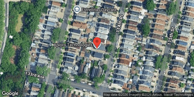 Aerial map of 132-46 114 PLACE, Queens