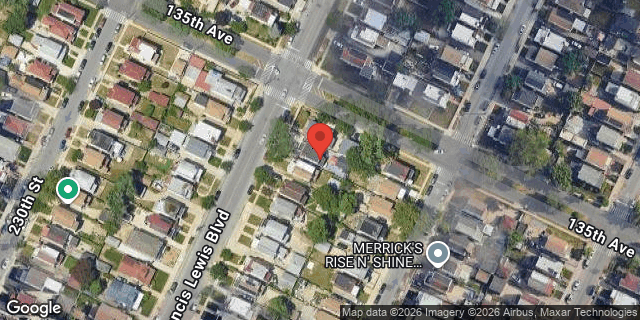 Aerial map of 135-05 FRANCIS LEWIS BLVD, Queens