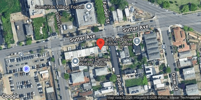 Aerial map of 1480 SUTTER AVENUE, Brooklyn