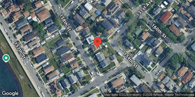 Aerial map of 130-19 158 STREET, Queens
