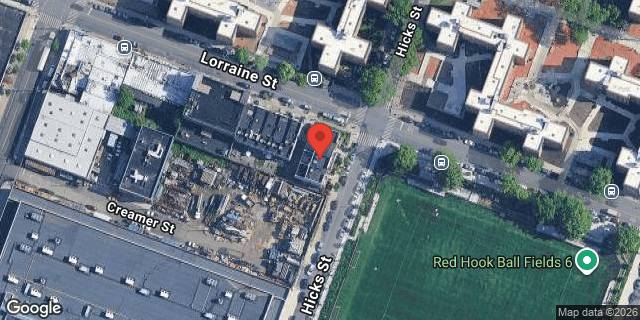 Aerial map of 832 HICKS STREET, Brooklyn