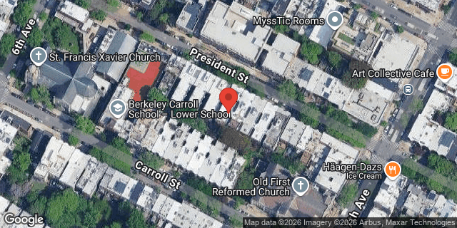 Aerial map of 790 PRESIDENT STREET, Brooklyn