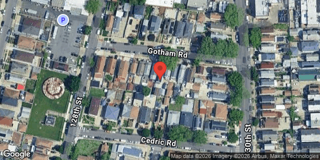Aerial map of 128-20 GOTHAM ROAD, Queens