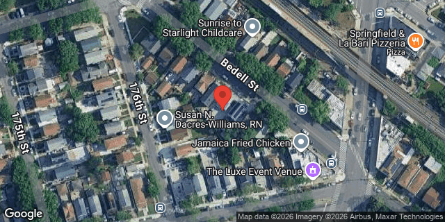 Aerial map of 134-72 BEDELL STREET, Queens
