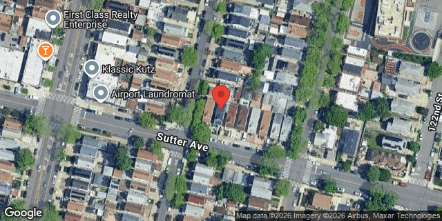 Aerial map of 120-05 SUTTER AVENUE, Queens