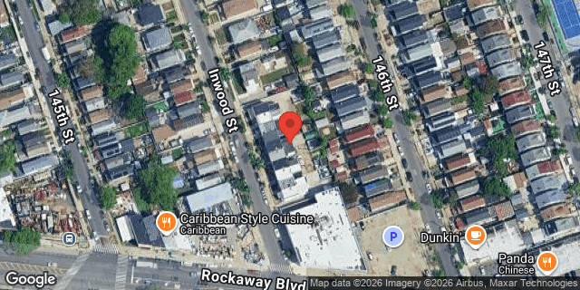 Aerial map of 123-39 INWOOD STREET, Queens