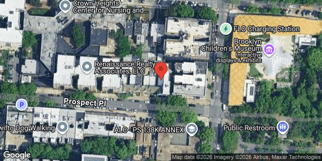 Aerial map of 947 PROSPECT PLACE, Brooklyn