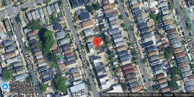 Aerial map of 123-25 INWOOD STREET, Queens