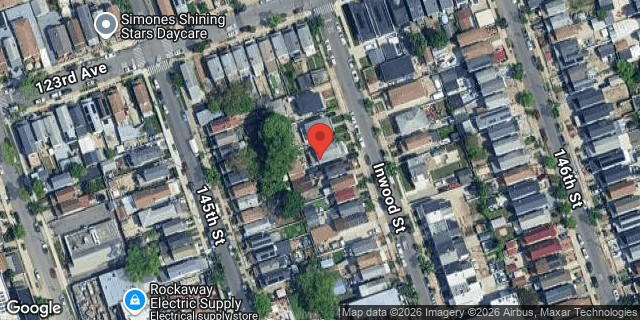 Aerial map of 123-20 INWOOD STREET, Queens