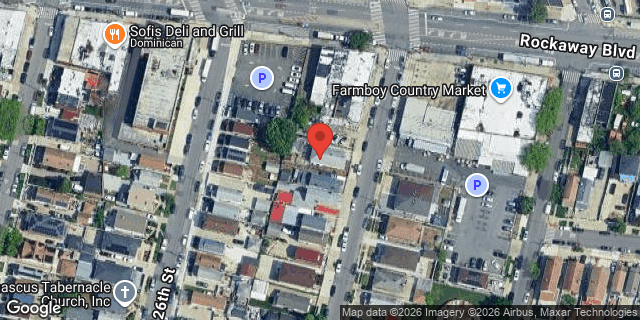 Aerial map of 117-34 127 STREET, Queens