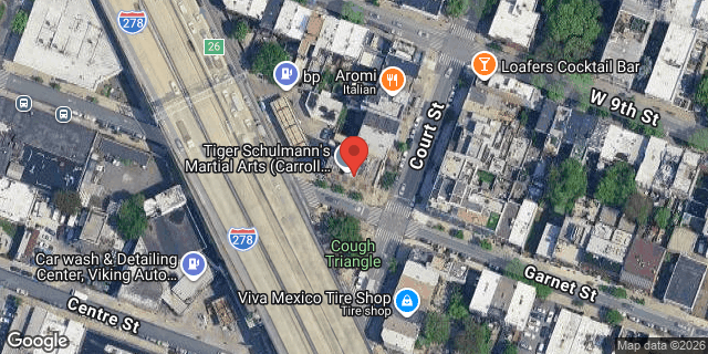 Aerial map of 327 HAMILTON AVENUE, Brooklyn