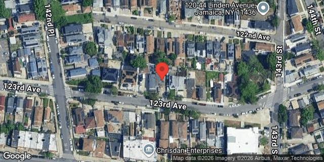 Aerial map of 142-53 123 AVENUE, Queens