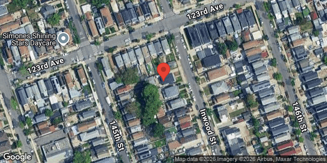 Aerial map of 123-12 INWOOD STREET, Queens