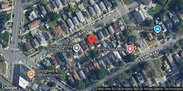 Aerial map of 177-28 136 AVENUE, Queens