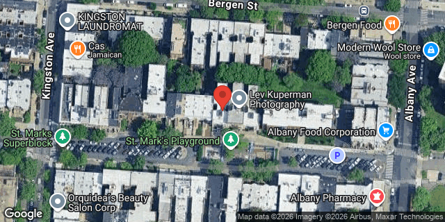 Aerial map of 939 ST MARKS AVENUE, Brooklyn