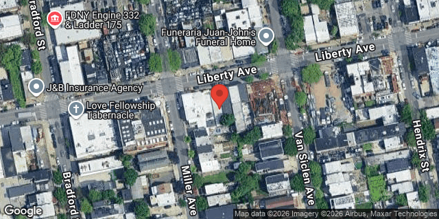 Aerial map of 494 LIBERTY AVENUE, Brooklyn