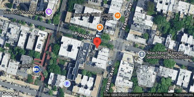 Aerial map of 600 PROSPECT PLACE, Brooklyn