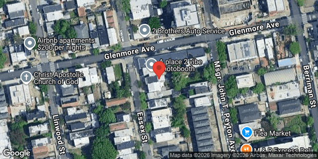 Aerial map of 365 ESSEX STREET, Brooklyn