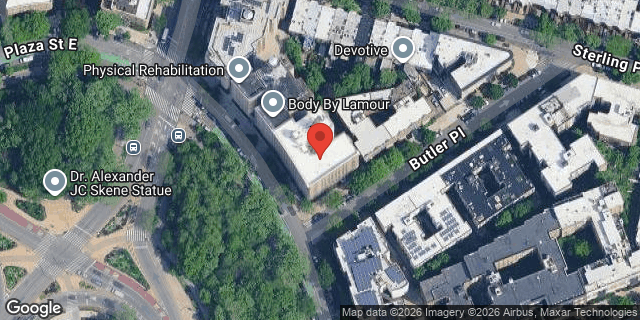 Aerial map of 50 PLAZA ST EAST, Brooklyn