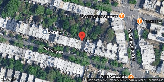 Aerial map of 415 STERLING PLACE, Brooklyn