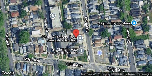 Aerial map of 120-34 142 STREET, Queens