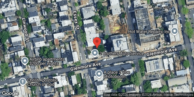 Aerial map of ESSEX STREET, Brooklyn