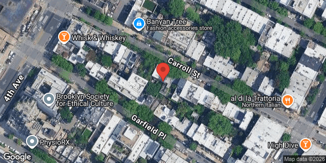 Aerial map of 586 CARROLL STREET, Brooklyn