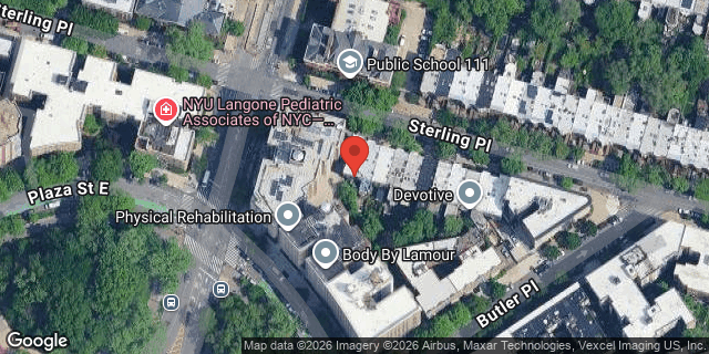 Aerial map of 268 STERLING PLACE, Brooklyn