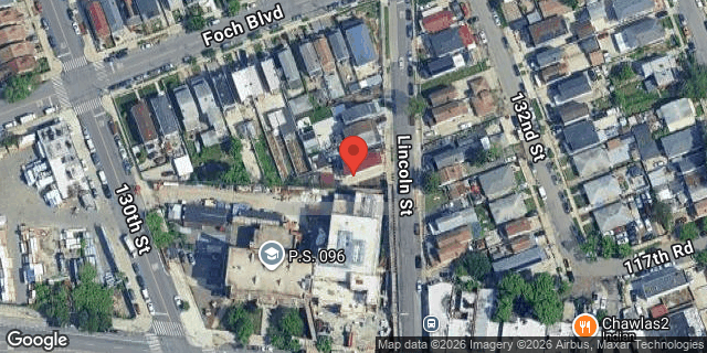 Aerial map of 117-20 LINCOLN STREET, Queens