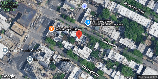 Aerial map of 572 CARROLL STREET, Brooklyn