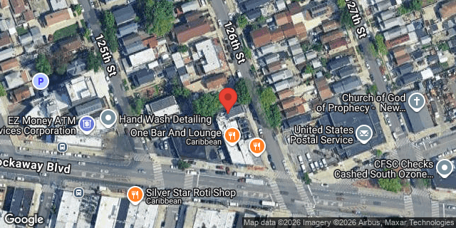 Aerial map of 116-44 126 STREET, Queens