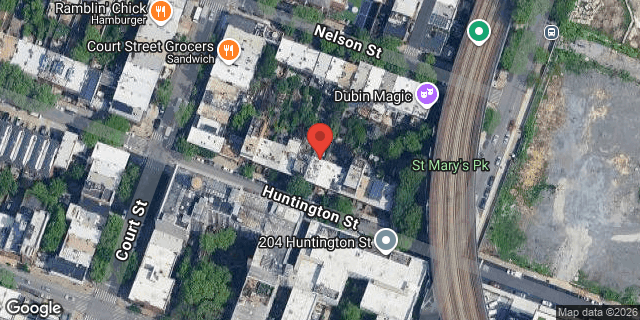 Aerial map of 195 HUNTINGTON STREET, Brooklyn