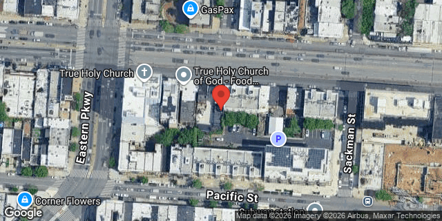 Aerial map of 2352 ATLANTIC AVENUE, Brooklyn