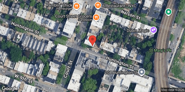 Aerial map of 497 COURT STREET, Brooklyn
