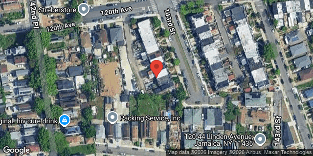 Aerial map of 120-18 143 STREET, Queens