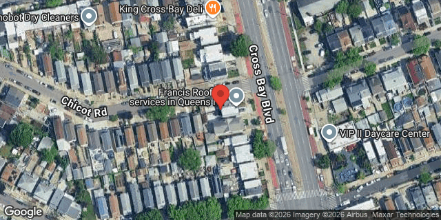 Aerial map of 132-28 CROSS BAY BOULEVARD, Queens