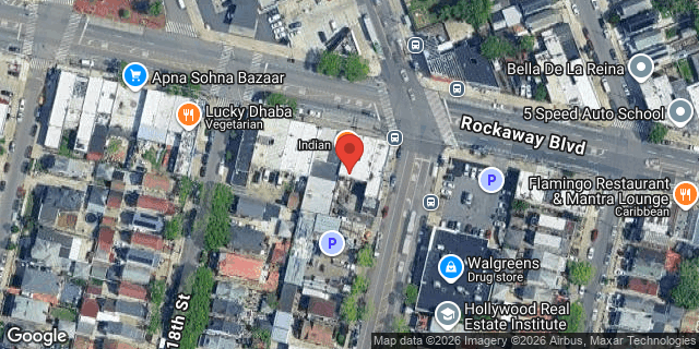 Aerial map of 118-16 ROCKAWAY BOULEVARD, Queens