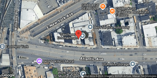 Aerial map of 2525 ATLANTIC AVENUE, Brooklyn
