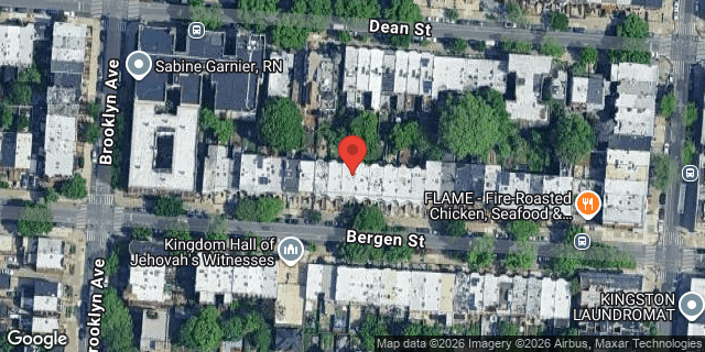 Aerial map of 1267 BERGEN STREET, Brooklyn