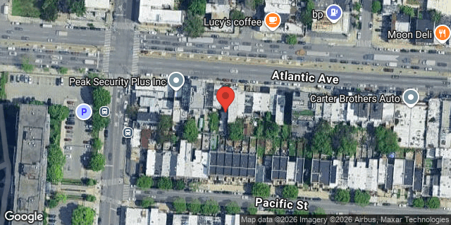 Aerial map of 2272 ATLANTIC AVENUE, Brooklyn
