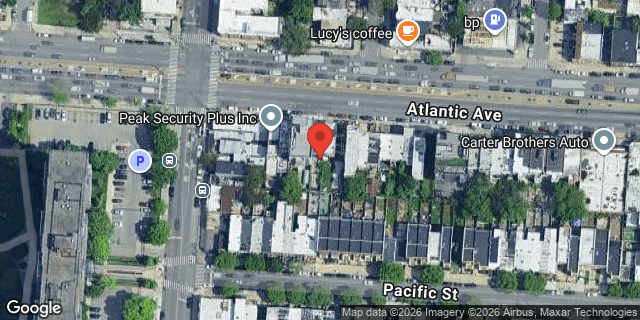 Aerial map of 2268 ATLANTIC AVENUE, Brooklyn
