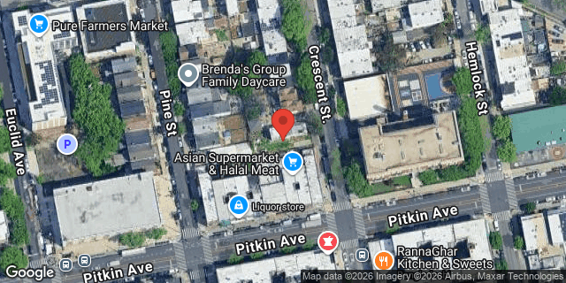Aerial map of 488 CRESCENT STREET, Brooklyn